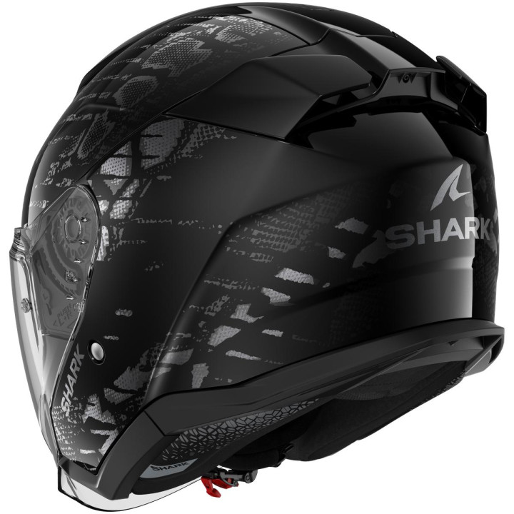 Casque jet SHARK skwal jet reptaia noir anthracite 2026