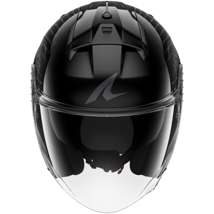 Casque jet SHARK skwal jet reptaia noir anthracite 2026