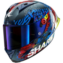 Casque intégral SHARK aeron-gp fim racing #2 speed-vib carbone bleu rouge 2026