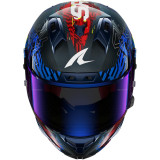 Casque intégral SHARK aeron-gp fim racing #2 speed-vib carbone bleu rouge 2026