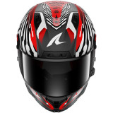 Casque intégral SHARK aeron-gp fim racing #2 speed-fancy carbone blanc rouge 2026