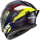 Casque intégral SHARK skwal cup speed-vib bleu rouge jaune 2026