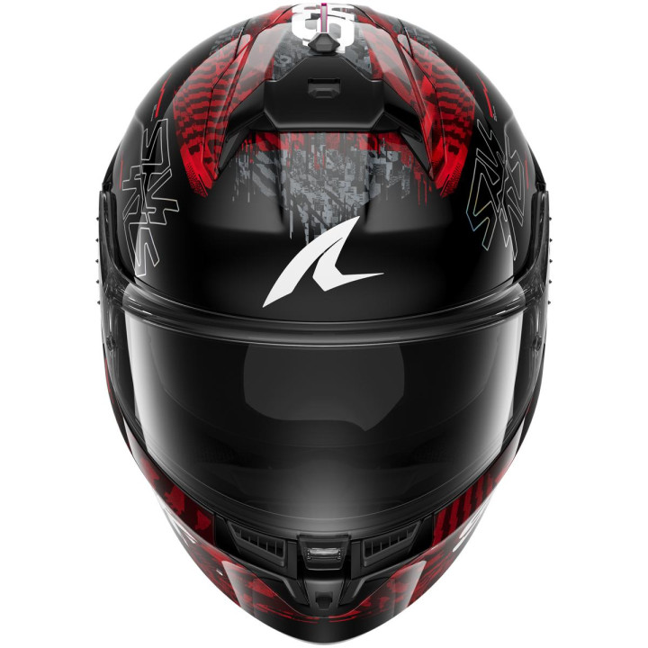Casque intégral SHARK skwal cup speed-vib noir rouge argent 2026