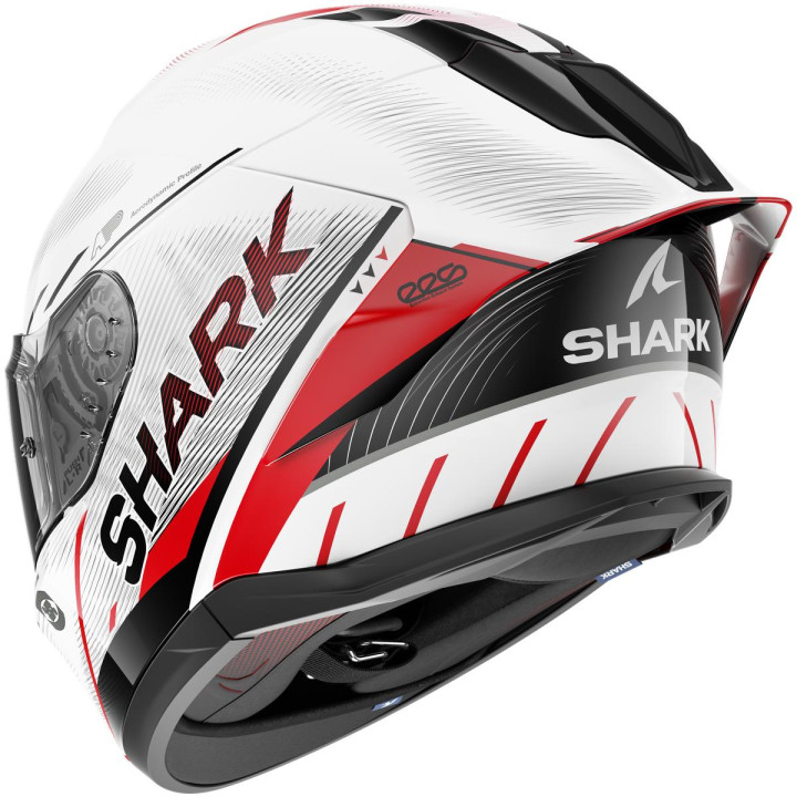 Casque intégral SHARK skwal cup speed-tech blanc rouge noir 2026