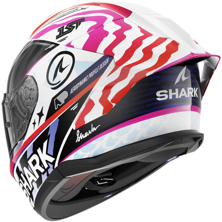 Casque intégral SHARK skwal cup speed-fancy blanc noir orange 2026