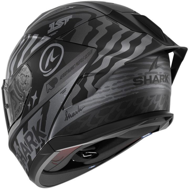Casque intégral SHARK skwal cup speed-fancy noir anthracite argent 2026