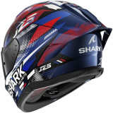 Casque intégral SHARK skwal cup replica zarco gp de france bleu chrome rouge 2026
