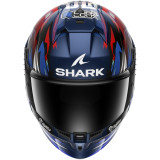 Casque intégral SHARK skwal cup replica zarco gp de france bleu chrome rouge 2026