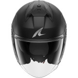 Casque jet SHARK skwal jet cup blank noir mat 2026 | Oxmoto
