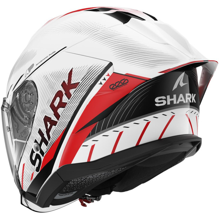 Casque jet SHARK skwal jet cup speed-tech blanc rouge noir 2026