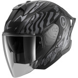 Casque jet SHARK skwal jet cup speed-fancy noir anthracite argent 2026