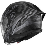 Casque jet SHARK skwal jet cup speed-fancy noir anthracite argent 2026
