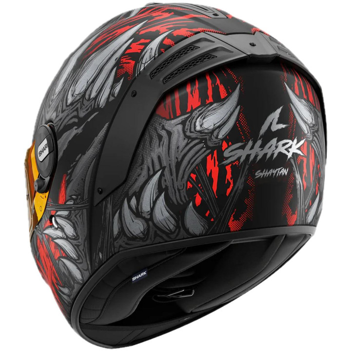 Casque intégral SHARK spartan rs shaytan noir rouge anthracite 2026