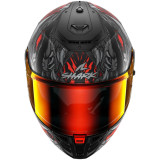 Casque intégral SHARK spartan rs shaytan noir rouge anthracite 2026