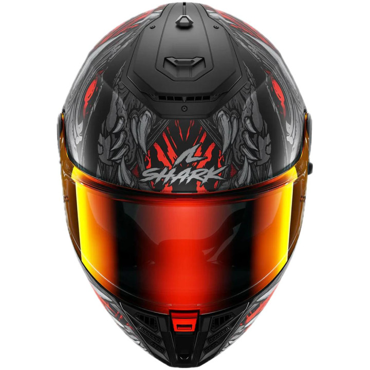 Casque intégral SHARK spartan rs shaytan noir rouge anthracite 2026