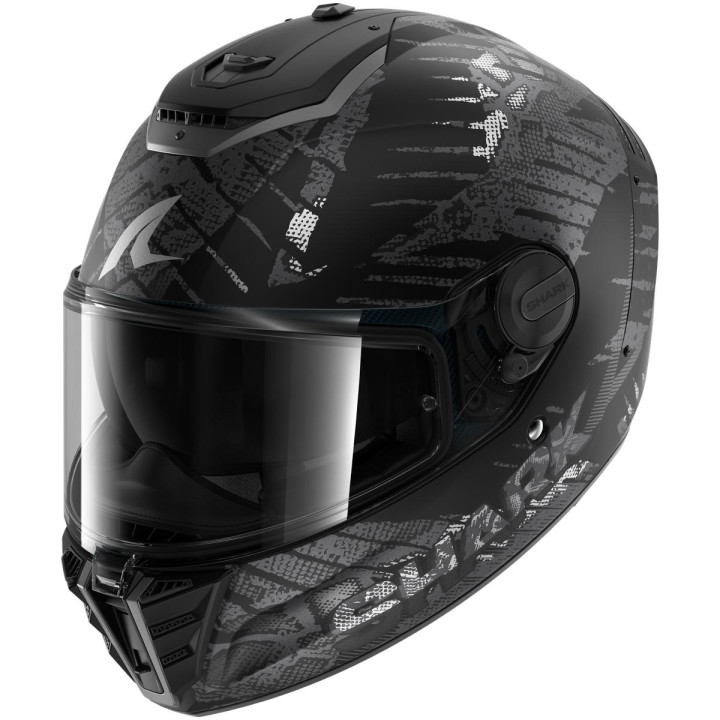 Casque intégral SHARK spartan rs reptaia noir anthracite 2026