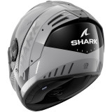Casque intégral SHARK spartan rs speed-tech argent blanc noir 2026