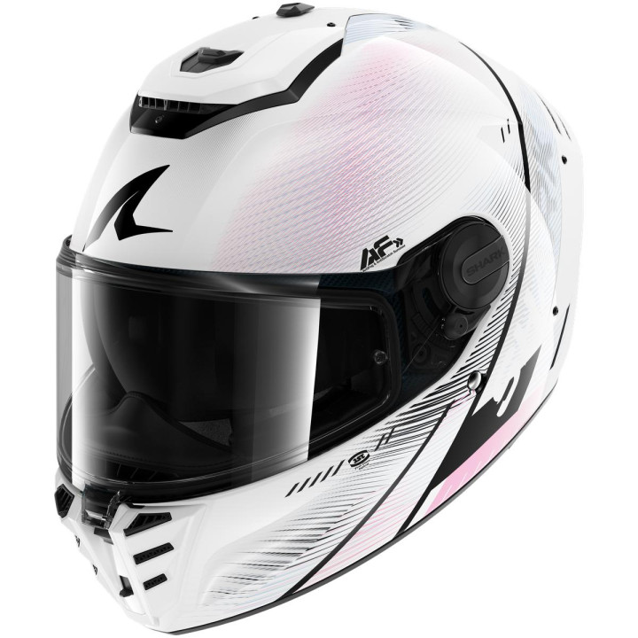 Casque intégral SHARK spartan rs speed-tech blanc violet noir 2026