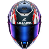 Casque intégral SHARK spartan rs carbon zarco signature carbone blanc violet 2026