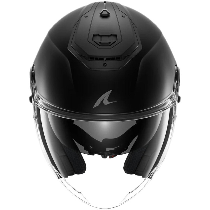 Casque jet SHARK rs jet blank noir mat 2026 | Oxmoto