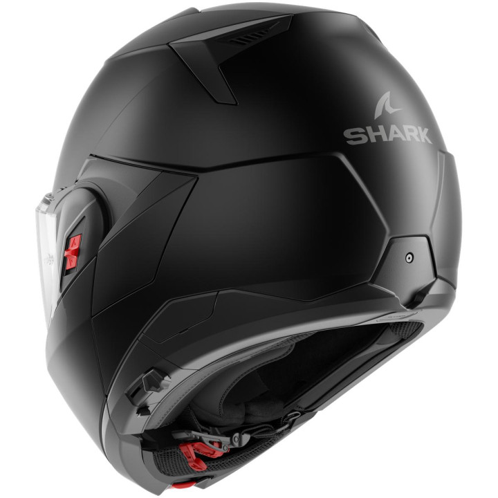 Casque modulable SHARK oxo blank noir mat 2026 | Oxmoto