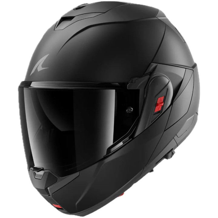 Casque modulable SHARK oxo dark shadow noir mat 2026