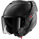Casque modulable SHARK oxo dark shadow noir mat 2026