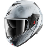 Casque modulable SHARK oxo speed-tech argent blanc noir 2026