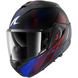 Casque modulable SHARK oxo speed-tech noir bleu rouge 2026