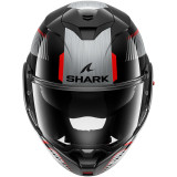 Casque modulable SHARK oxo sikter noir argent 2026 | Oxmoto