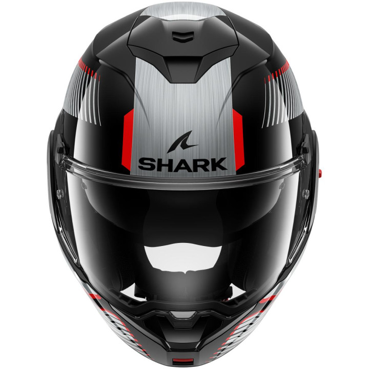 Casque modulable SHARK oxo sikter noir argent 2026 | Oxmoto