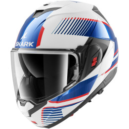 Casque modulable SHARK oxo sikter noir chrome bleu 2026