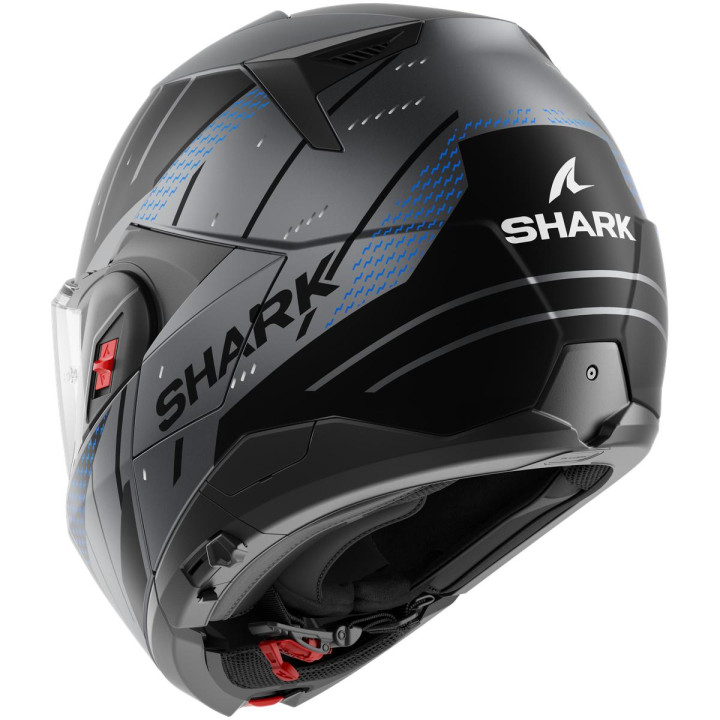 Casque modulable SHARK oxo rydger anthracite bleu noir 2026