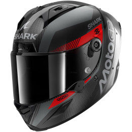 Casque intégral SHARK aeron motogp carbone anthracite rouge 2026