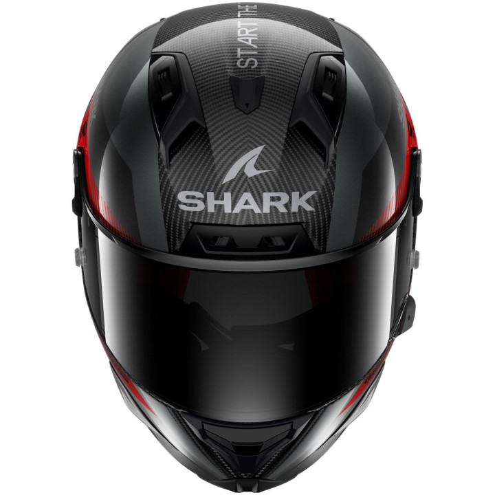 Casque intégral SHARK aeron-gp fim racing #2 motogp carbone anthracite rouge 2026