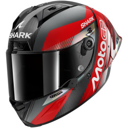Casque intégral SHARK aeron-gp fim racing #2 motogp carbone rouge 2026
