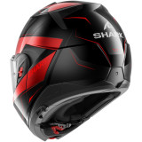 Casque modulable SHARK oxo mekarium noir rouge 2026 | Oxmoto