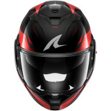 Casque modulable SHARK oxo mekarium noir rouge 2026 | Oxmoto