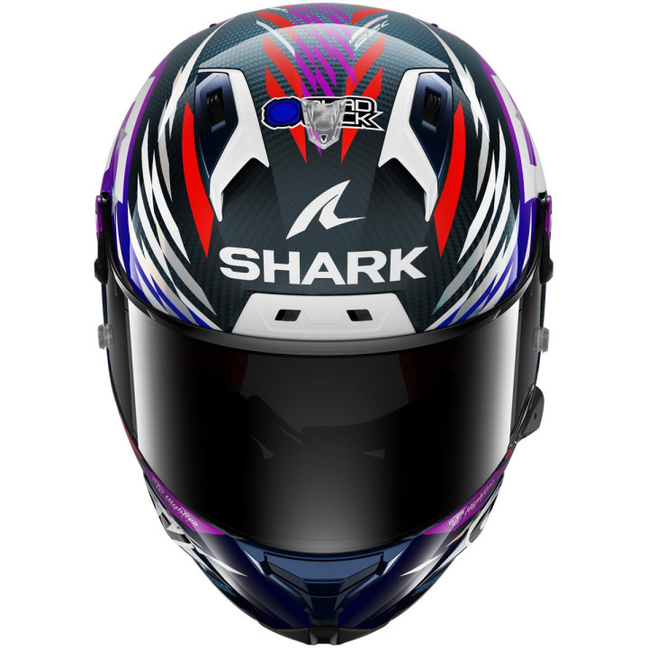 Casque intégral SHARK aeron-gp fim racing #2 replica zarco signature 2026 carbone violet 2026