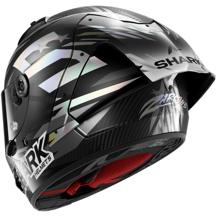 Casque intégral SHARK aeron-gp fim racing #2 replica zarco winter test 2026 carbone anthracite 2026