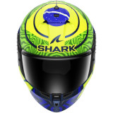 Casque intégral SHARK skwal cup replica granado bleu vert jaune 2026