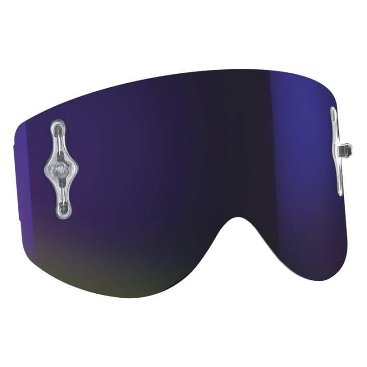 Écran Scott recoil xi/80's - purple chrome works | Oxmoto
