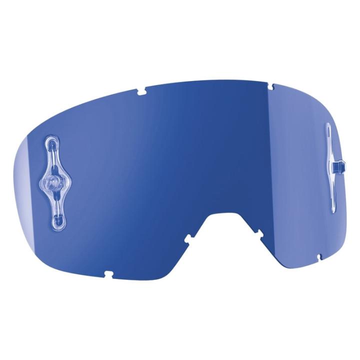 Écran Scott buzz - electric blue chrome works | Oxmoto