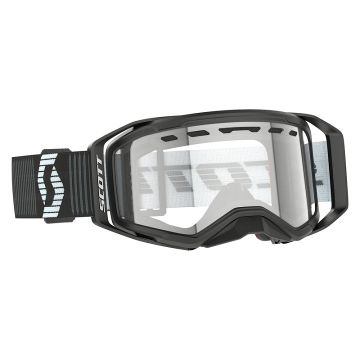 Masque Scott prospect 2.0 enduro - noir/blanc écran clair s0