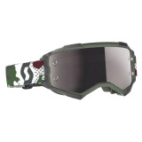 Masque Scott fury camo edition vert fonce silver chrome works