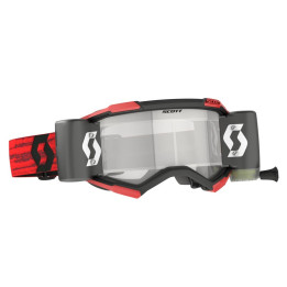 Masque Scott fury wfs - dark red écran clear works | Oxmoto
