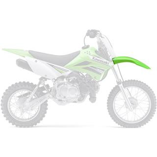 Garde-boue avant UFO vert KX Kawasaki KLX110 | Oxmoto