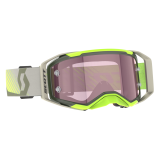 Masque Scott prospect 2.0 amp kaki green/neon yellow - écran rose