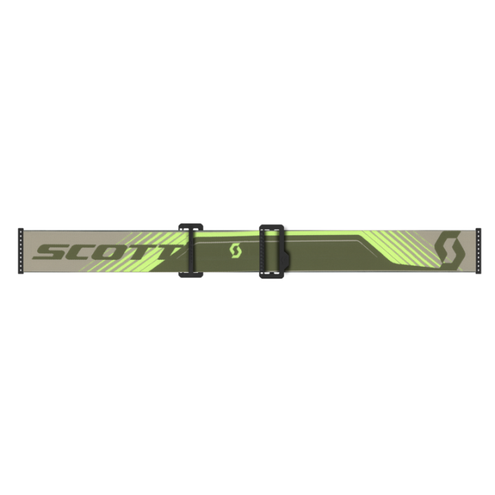 Masque Scott prospect 2.0 amp kaki green/neon yellow - écran rose
