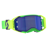 Masque Scott prospect 2.0 amp chrome midnight purple/safety yellow - écran bleu chromé